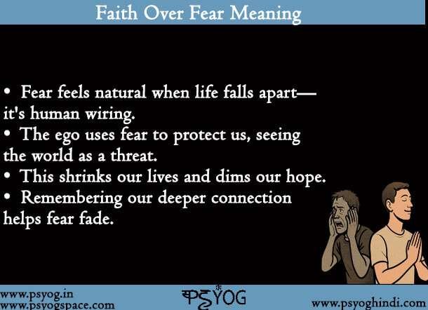 Faith Over Fear Meaning