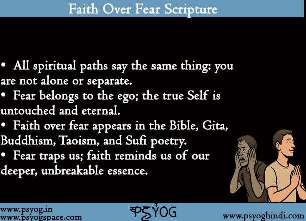 Faith Over Fear Scripture