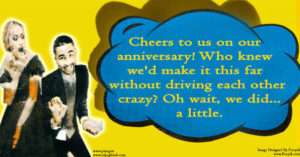 Anniversary wishes for husband funny