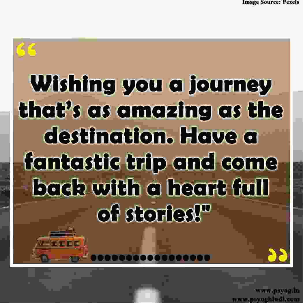 Happy Journey Wishes In English