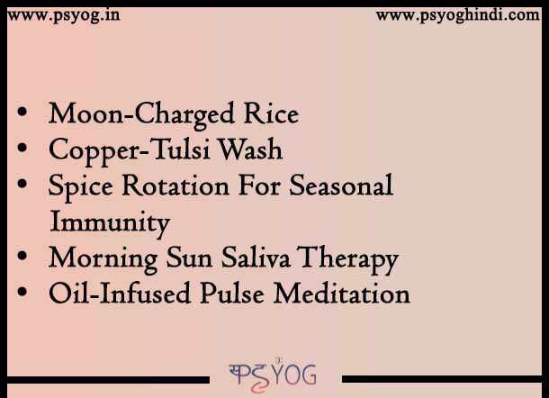 Ayurveda tips for daily life