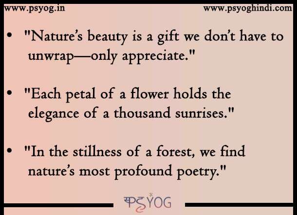 beauty of nature quotes