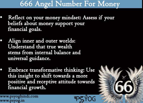 666 angel number meaning in money