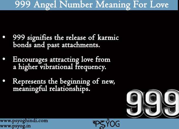 999 angel number meaning love