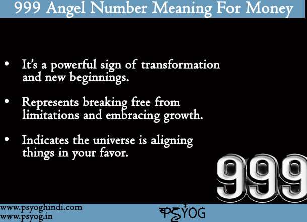 999 angel number meaning money