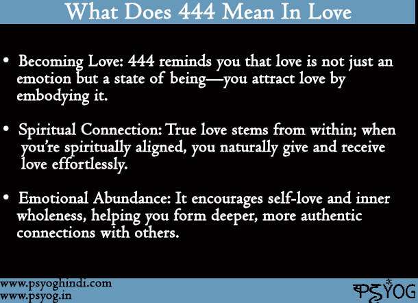 What Does 444 Mean In Love