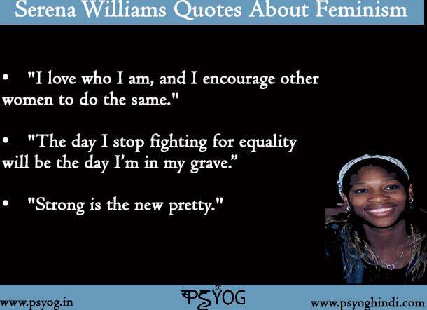 Serena Williams quotes about feminism