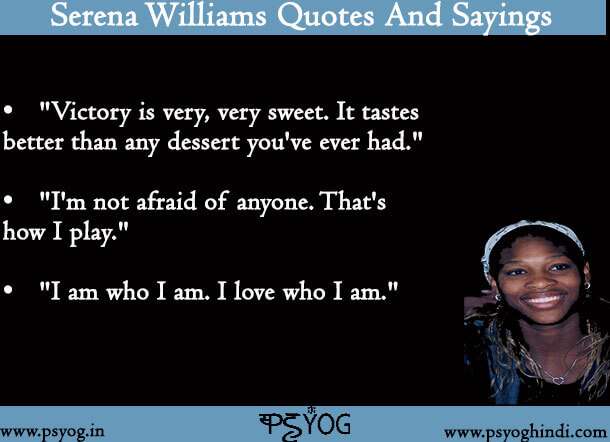 Serena Williams quotes and sayings