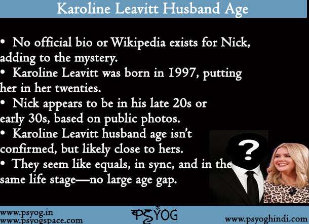 Karoline Leavitt Husband Age