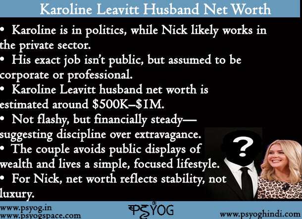 Karoline Leavitt Husband Net Worth