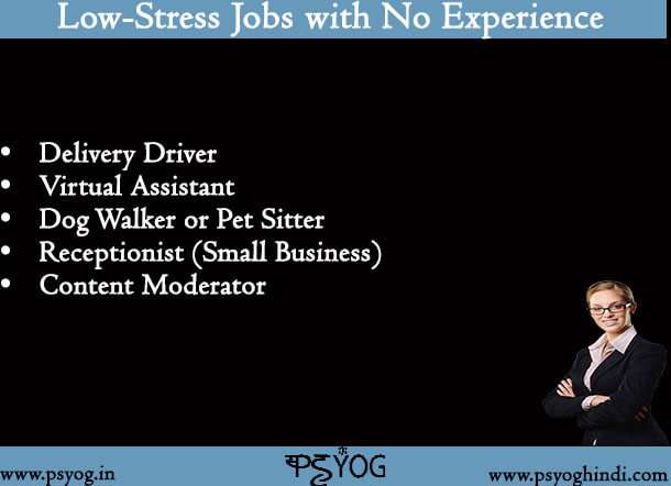 Low-Stress Jobs with No Experience