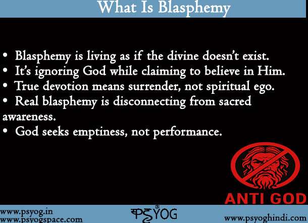 What Is Blasphemy