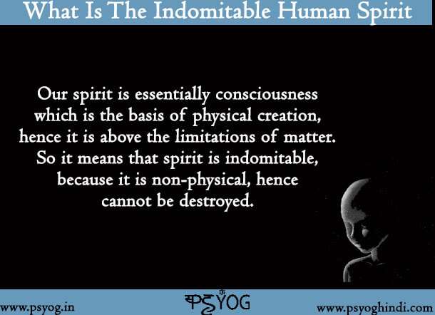 What Is the Indomitable Human Spirit