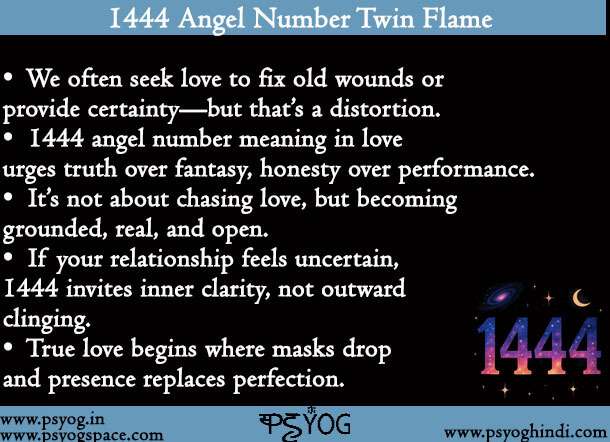1444 Angel Number Meaning For Love