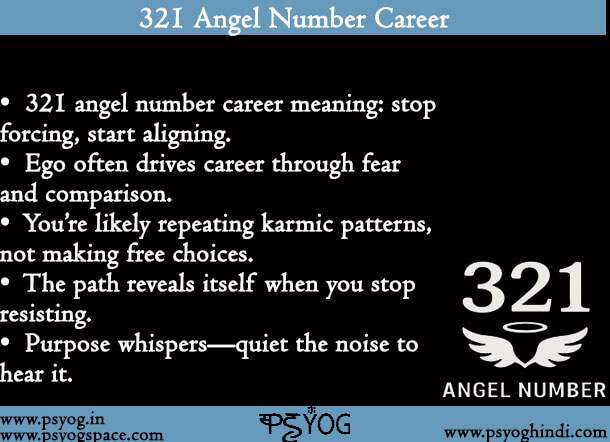 321 Angel Number Career