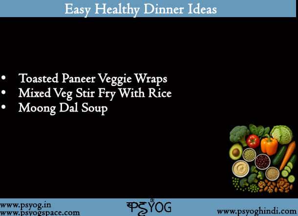 Easy Healthy Dinner Ideas