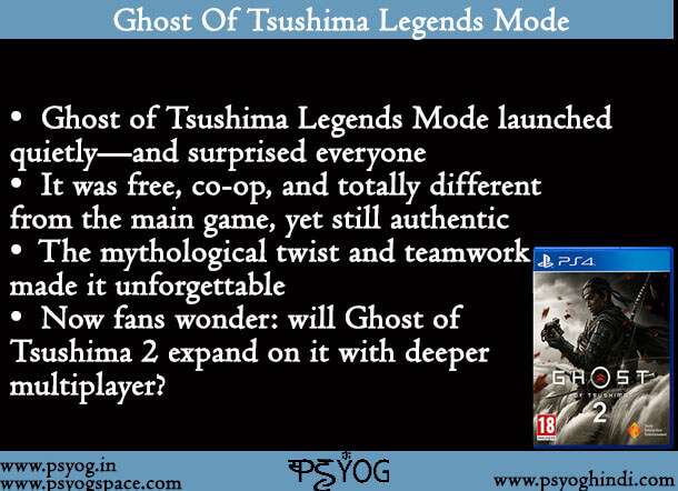 Ghost Of Tsushima Legends Mode