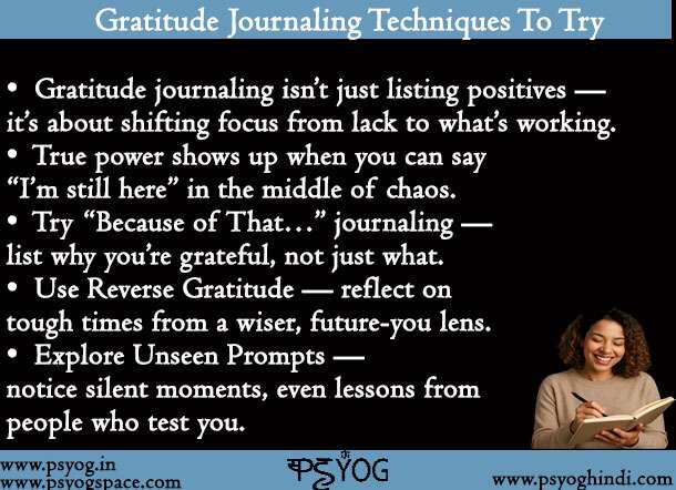 Gratitude Journaling Techniques To Try