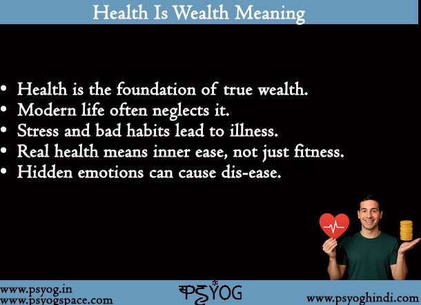 Health Is Wealth Meaning