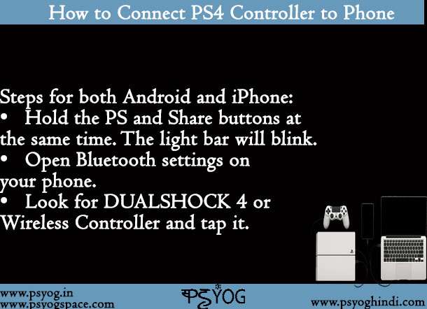 How to Connect PS4 Controller to Phone