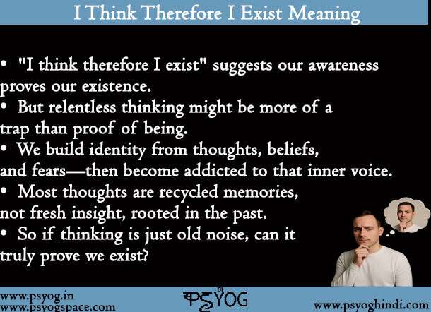 I Think Therefore I Exist Meaning