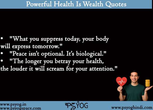 Powerful Health Is Wealth Quotes