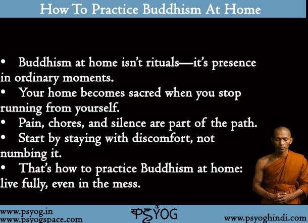How To Practice Buddhism At Home
