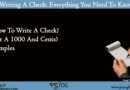 how to write a check