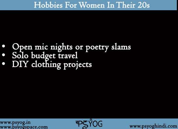 Good Hobbies For Women In Their 20s