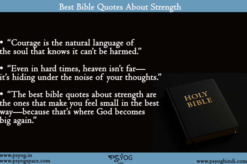 Best Bible Quotes About Strength
